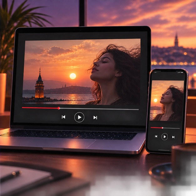 YouTube kapak videolu şarkı yayını